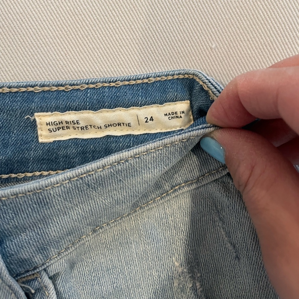 Pacsun High-Rise Denim Shorts - Picture 5 of 5